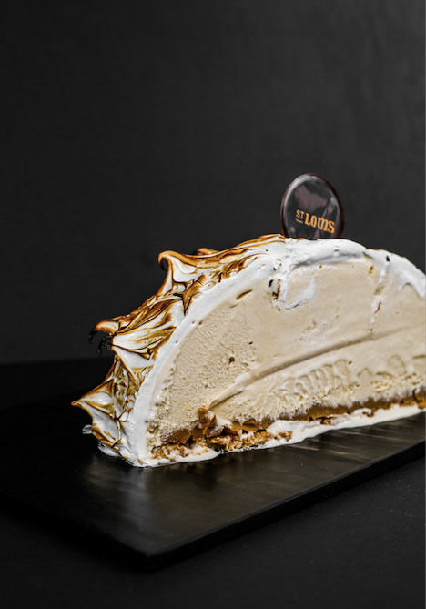 Dulce Leche Bombe Alaska